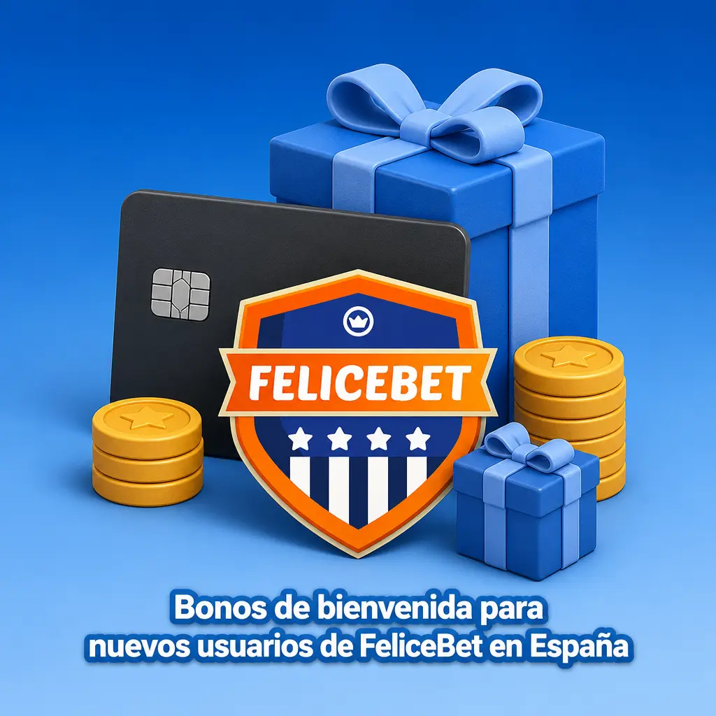 Bonos de bienvenida de FeliceBet España: elige entre bono de casino o deportivo en tu primer depósito.