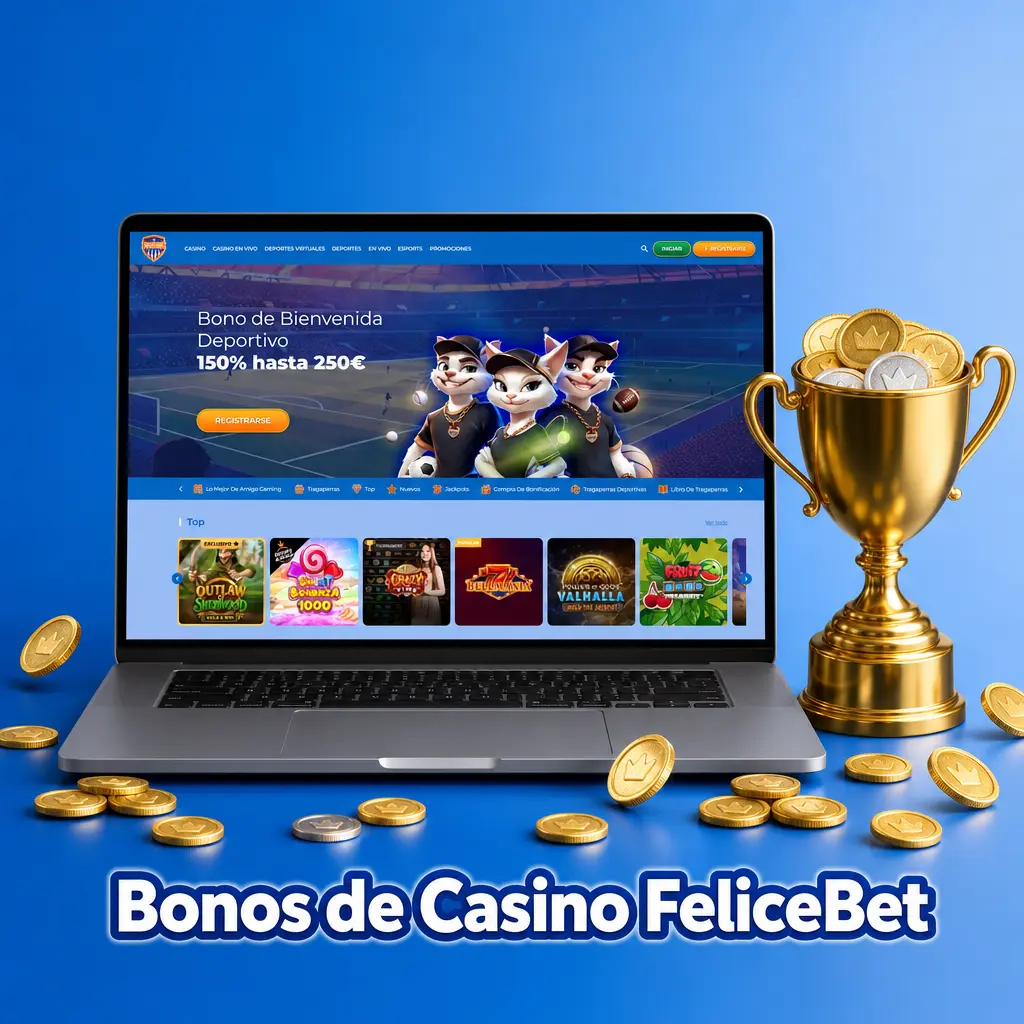 Bonos de casino FeliceBet: recarga de lunes, cashback semanal, tiradas gratis de viernes y torneo de tragaperras con premios.