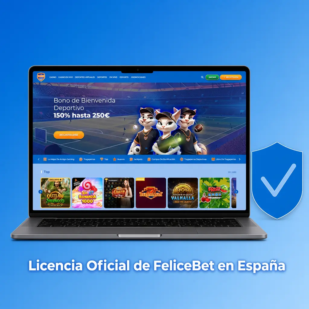 Licencia DGOJ nº 20220145 de FeliceBet en España: juego regulado, depósitos limitados y verificación de identidad garantizada.